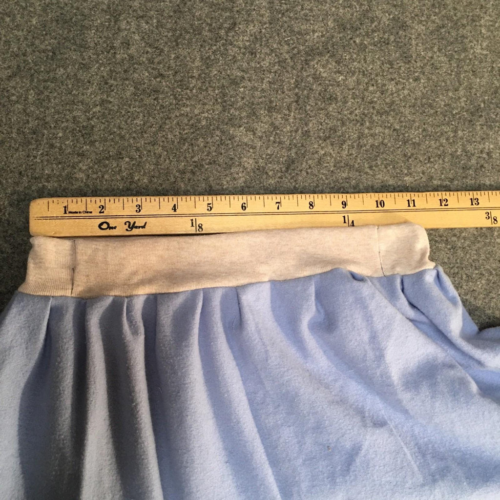 Maxi Flannel Blue Skirt (8)