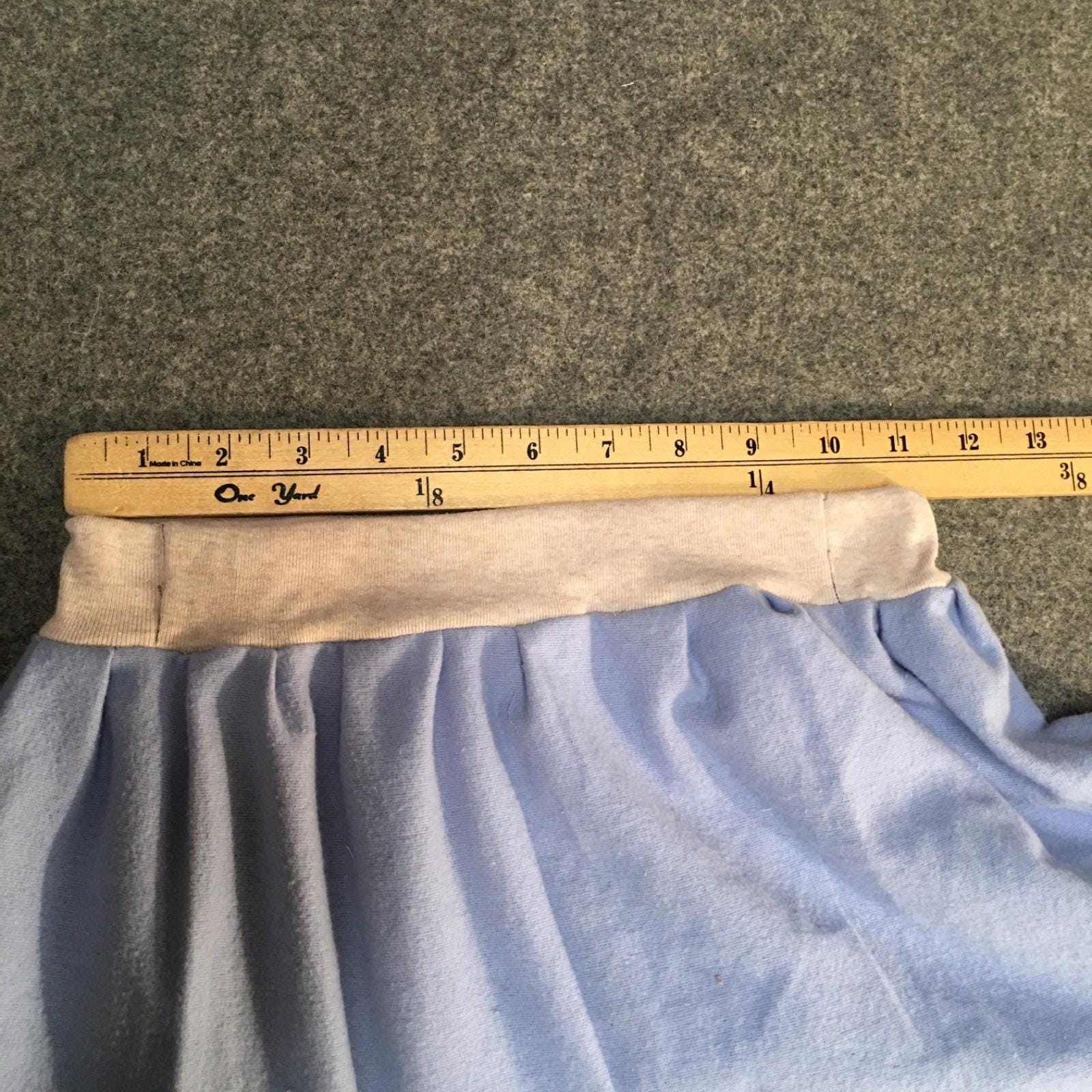 Maxi Flannel Blue Skirt (8)