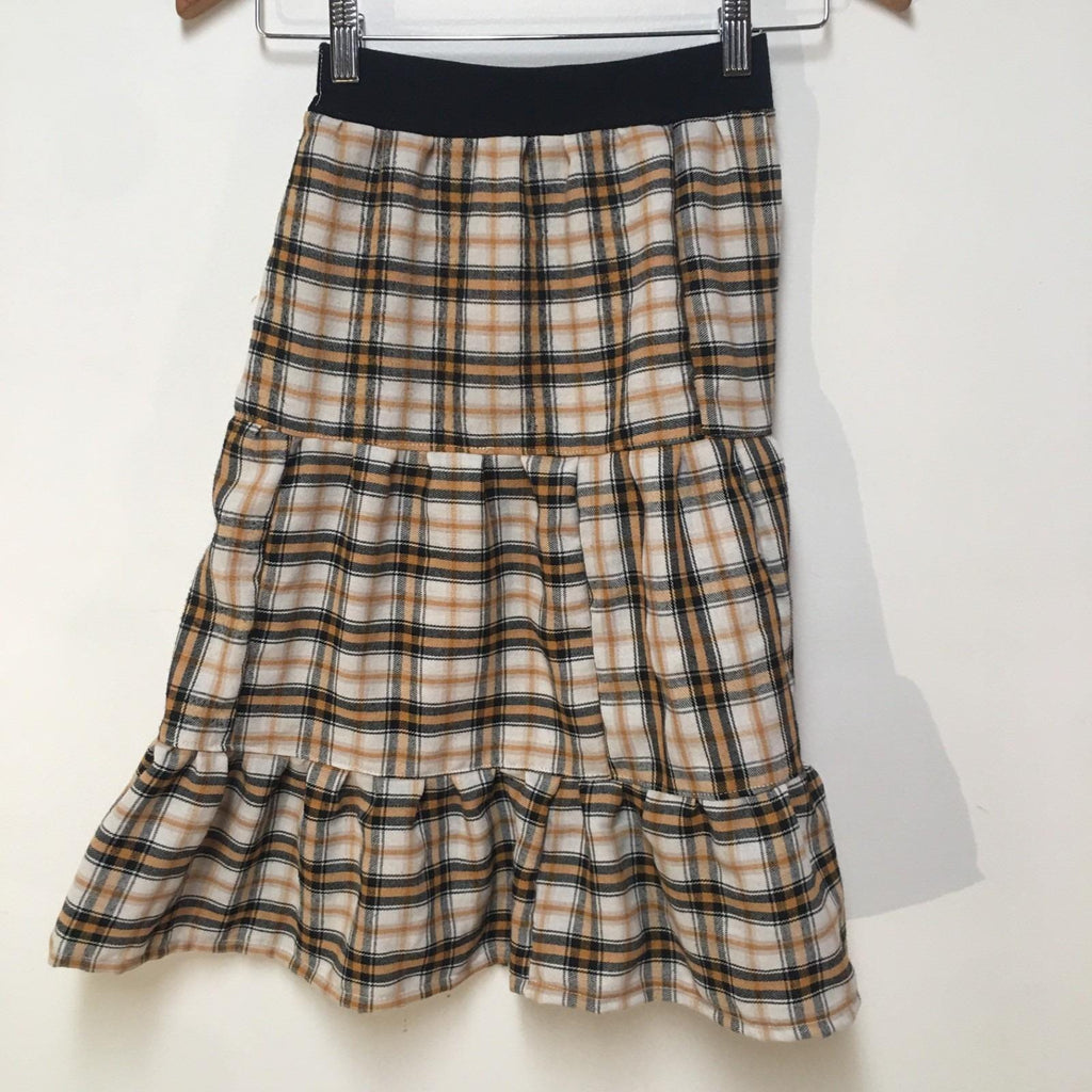 Maxi Flannel Plaid Skirt (5-6)