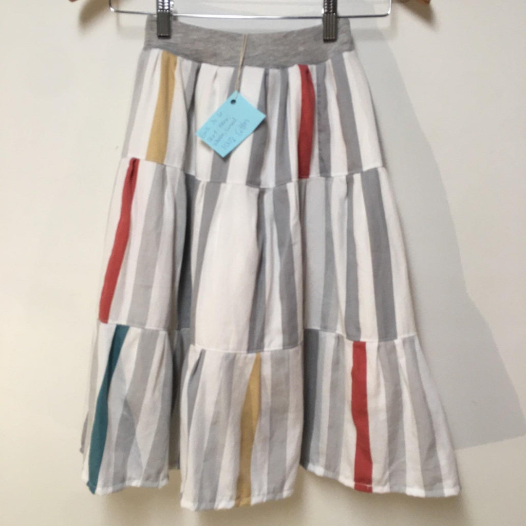 Maxi Cotton Striped Skirt (6)