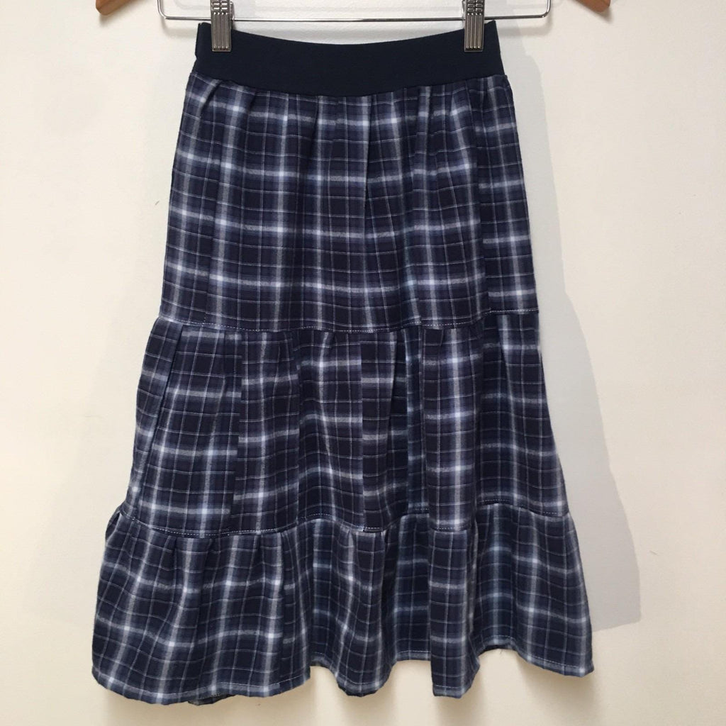 Maxi Flannel Plaid Skirt (6-7)
