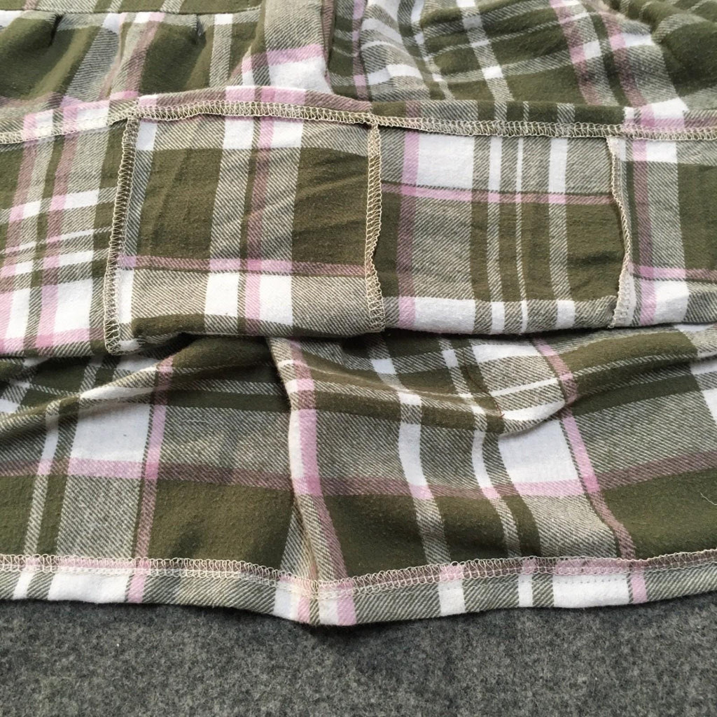 Maxi Flannel Green Skirt (4)