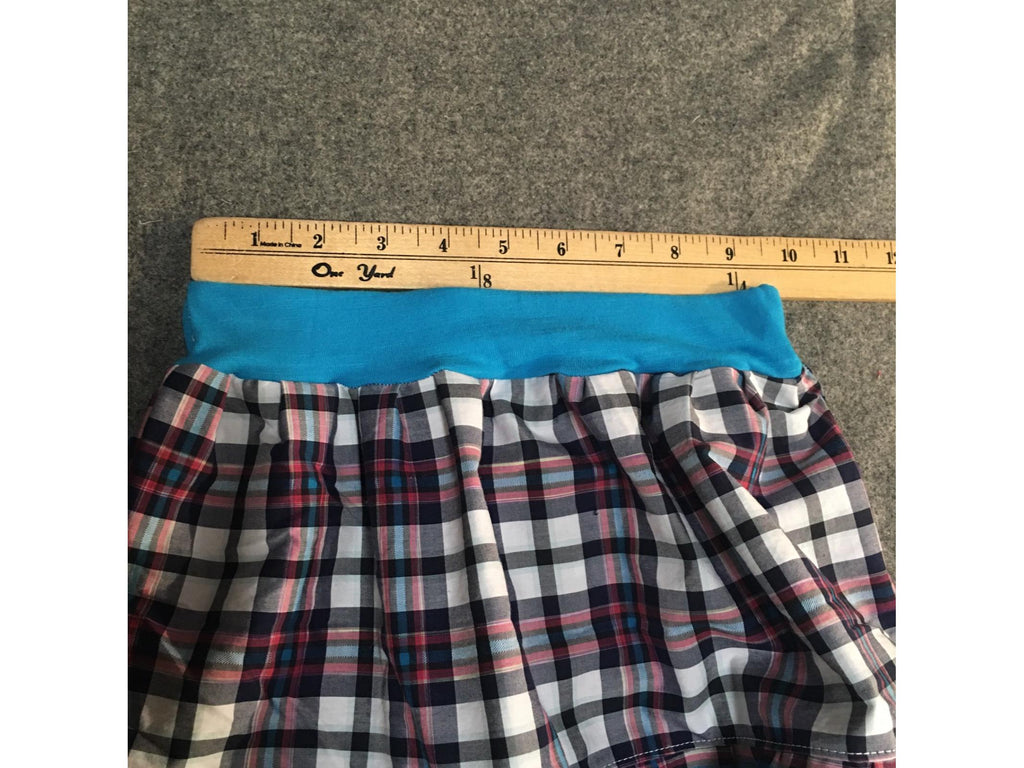 Maxi Cotton Plaid Skirt (2-3)