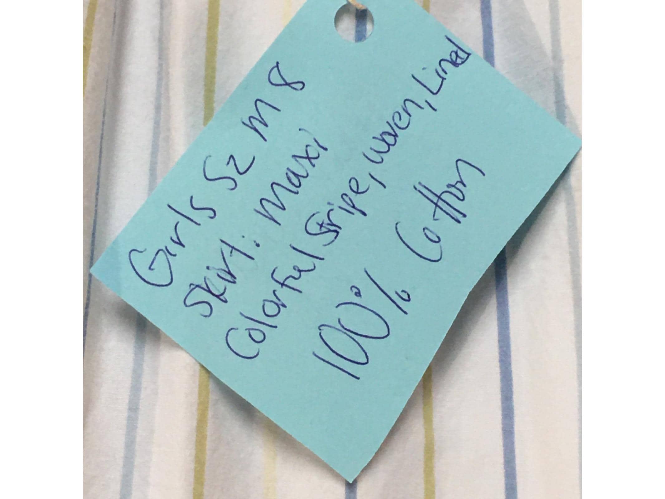 Maxi Cotton Striped Skirt (8)