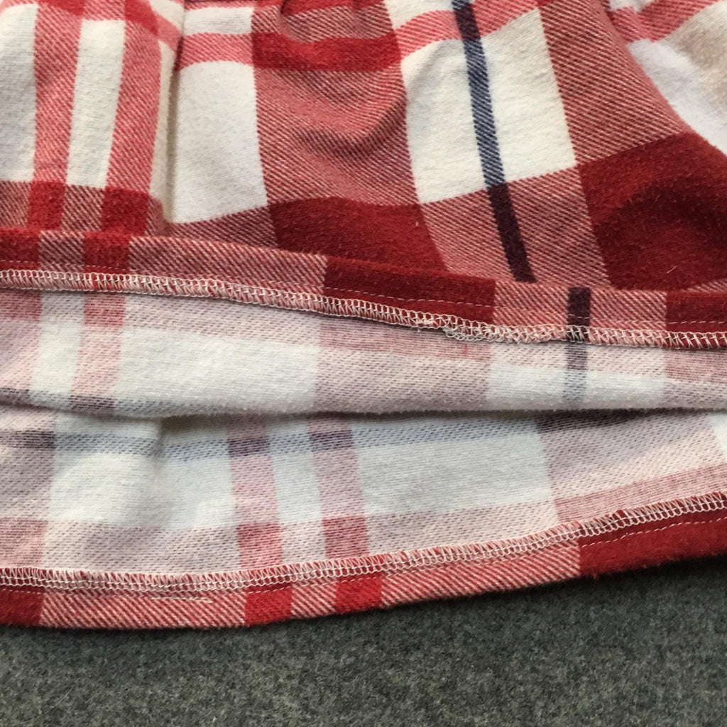 Maxi Flannel Plaid Skirt (6)