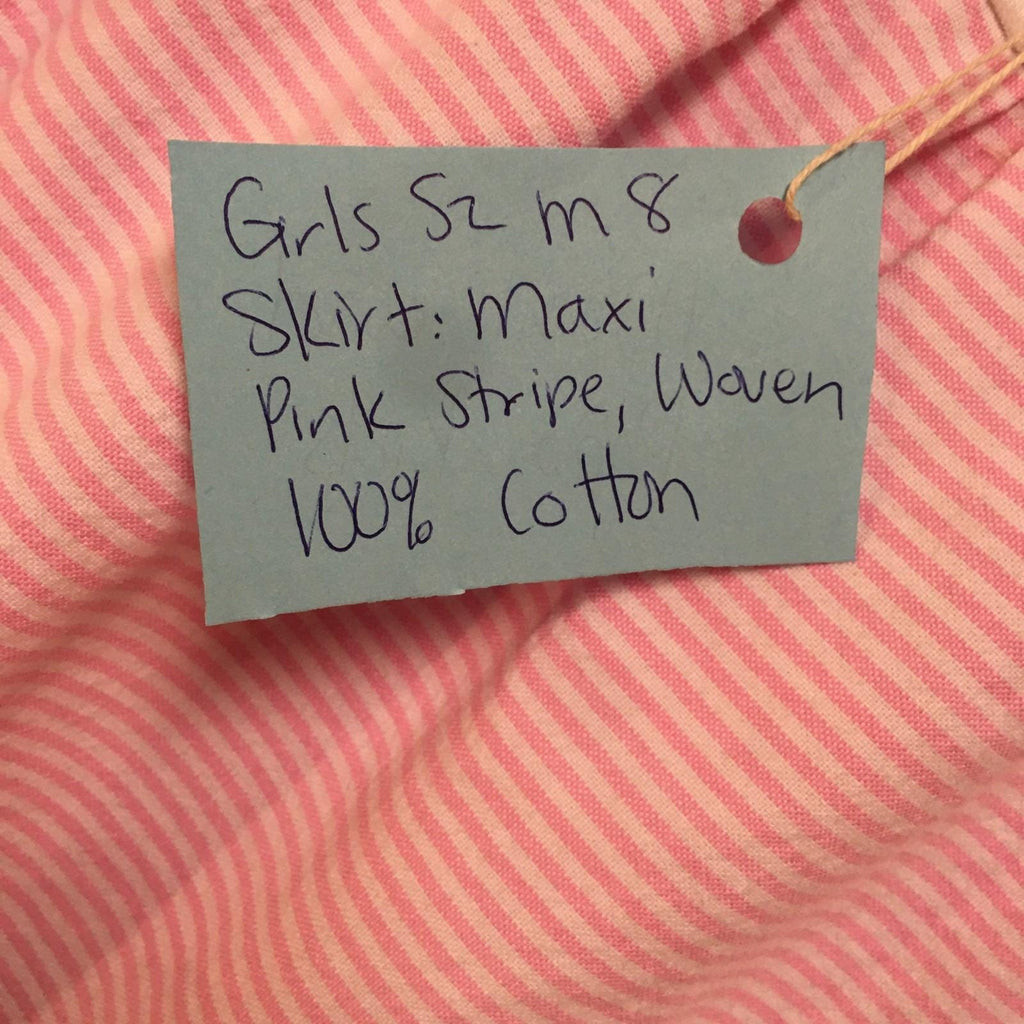 Maxi Cotton Striped Skirt (8)