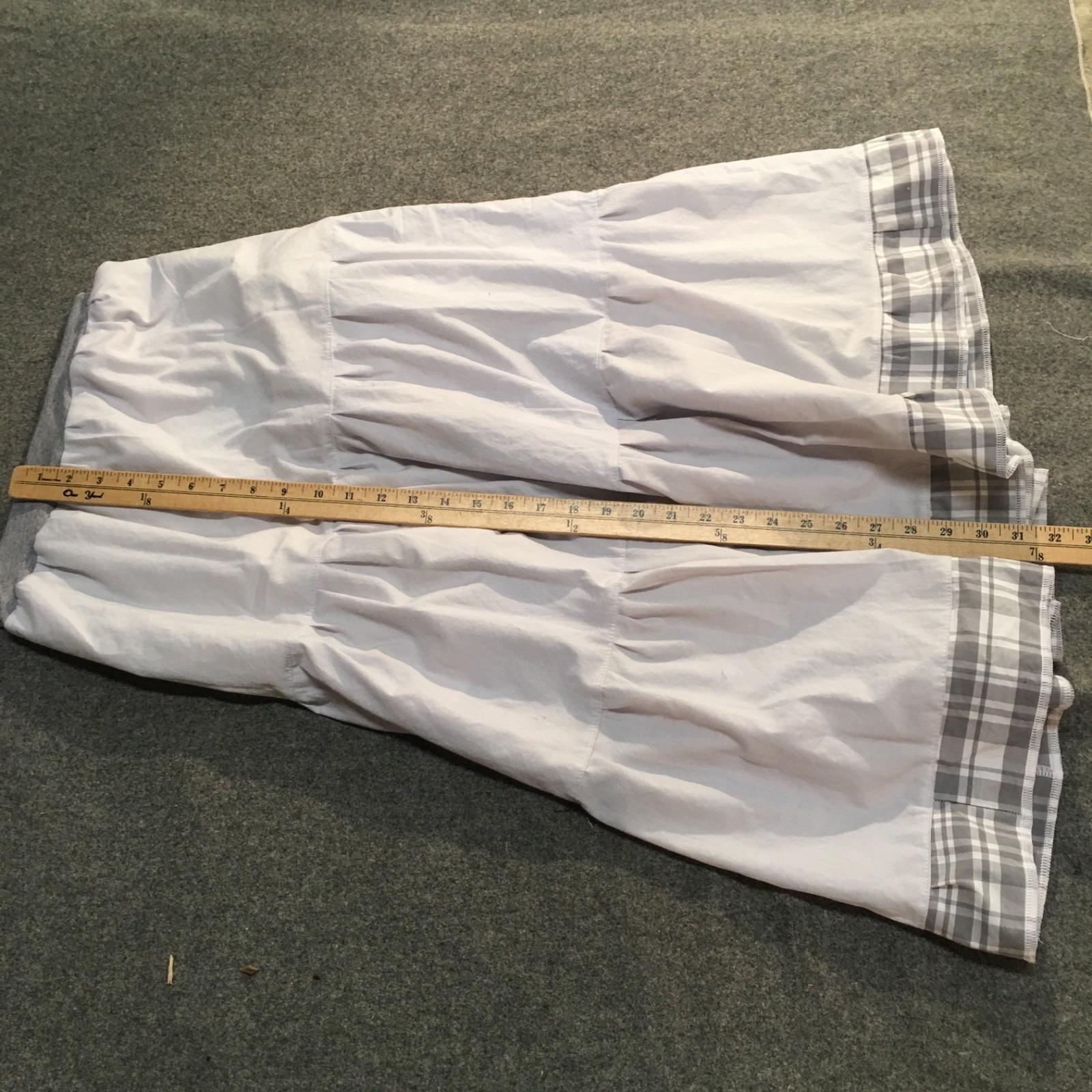 Maxi Cotton Plaid Skirt (14-16)