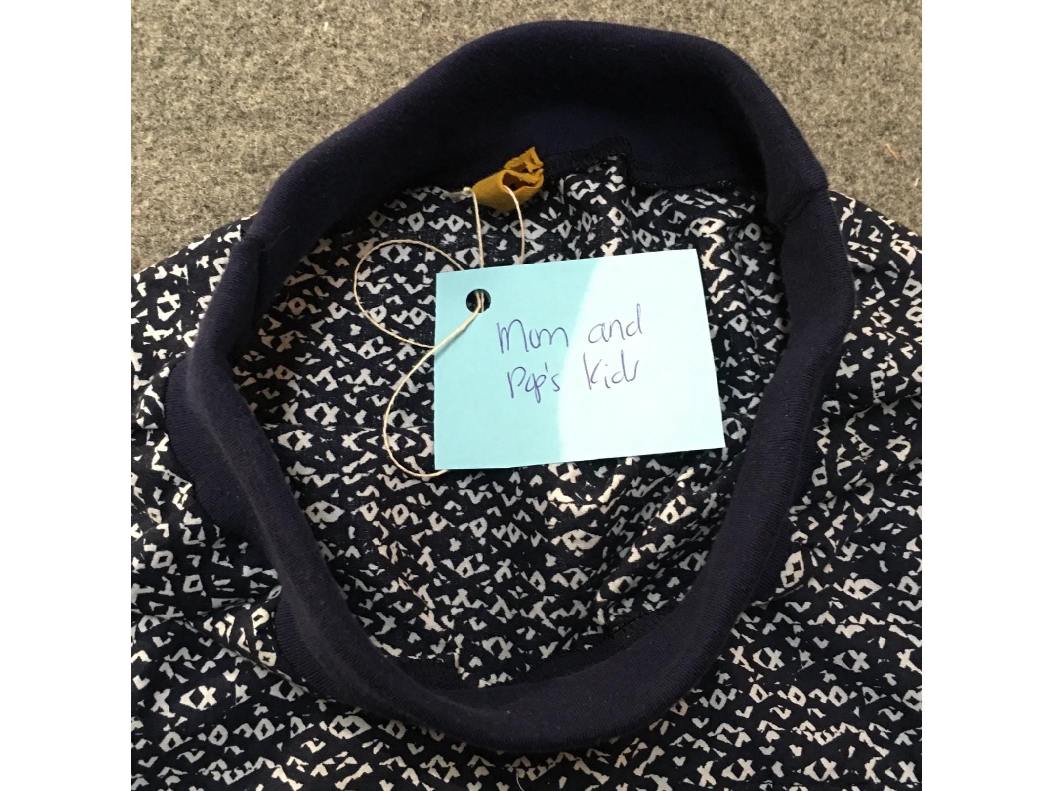 Midi Cotton Geometric Skirt (2-3)