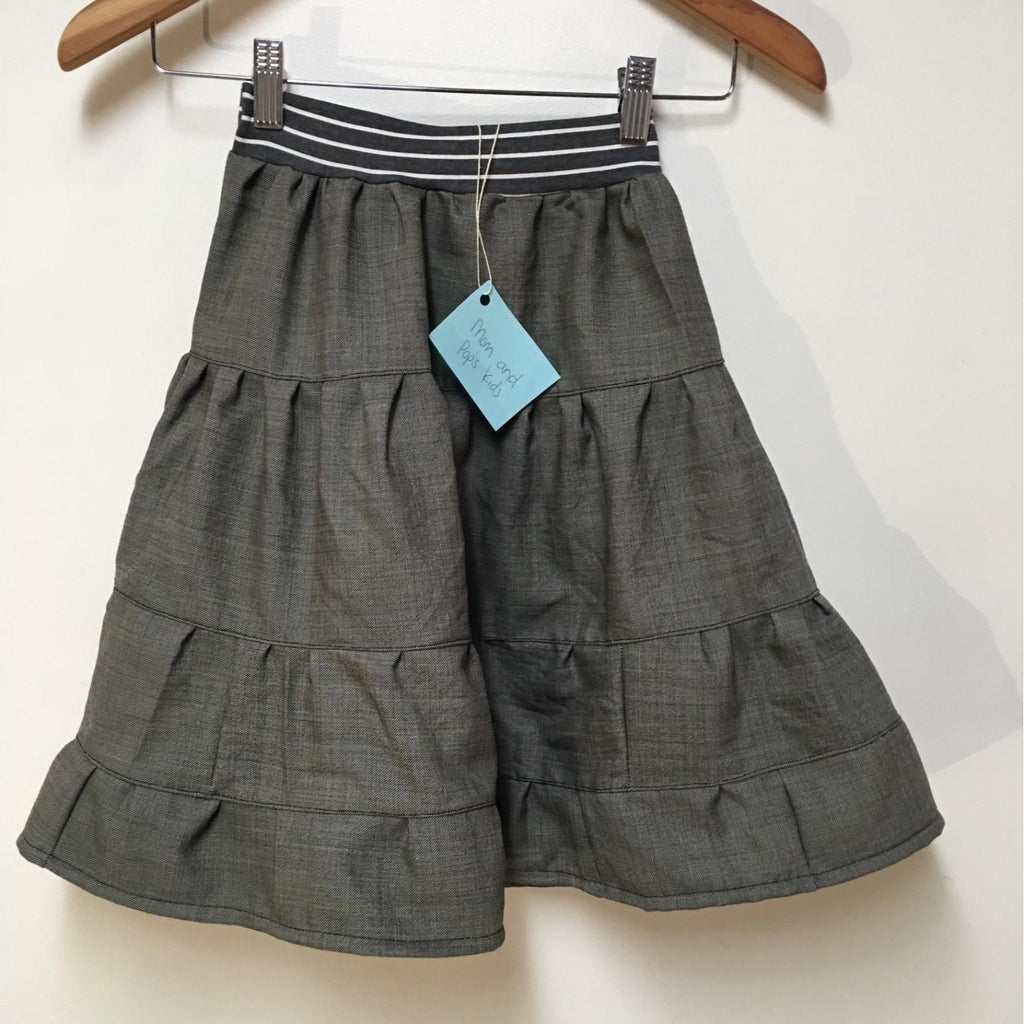 Maxi Wool Gray Skirt (2-3)