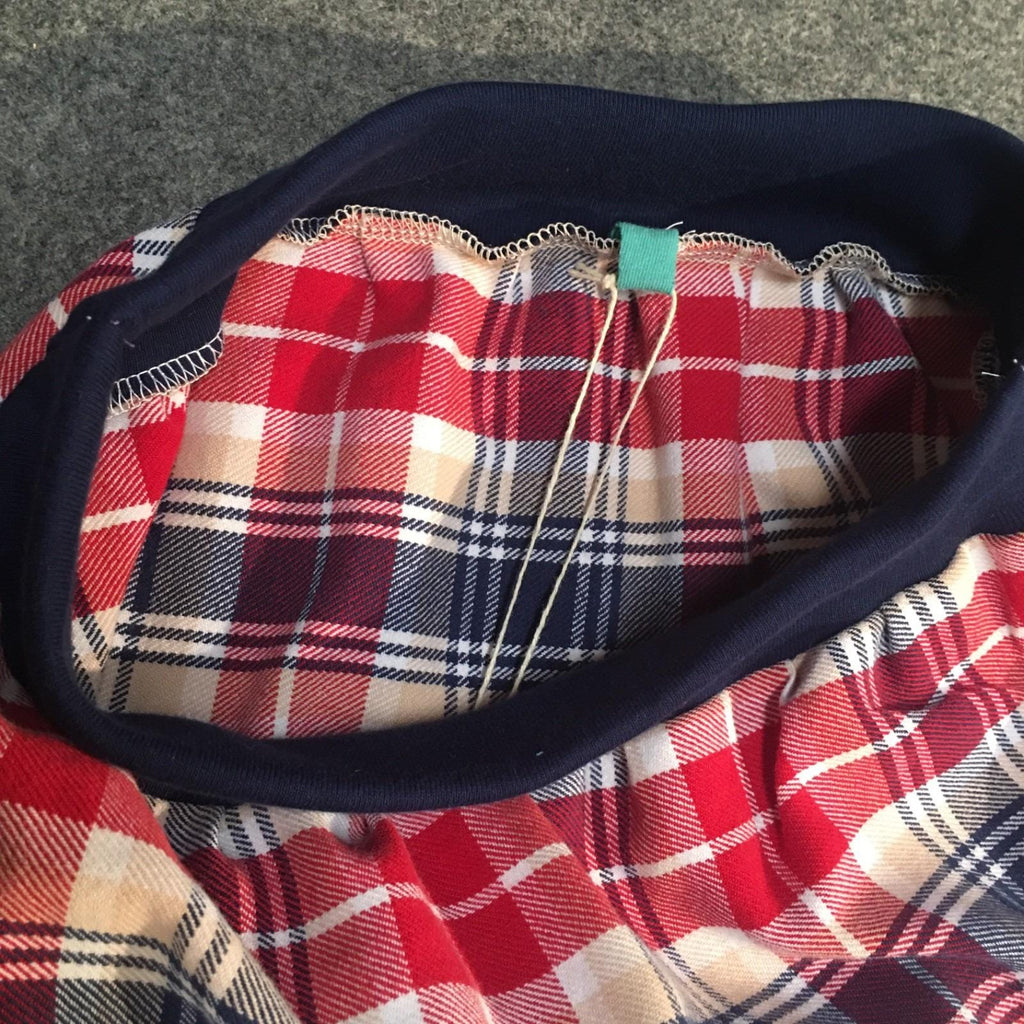 Maxi Flannel Plaid Skirt (2-3)