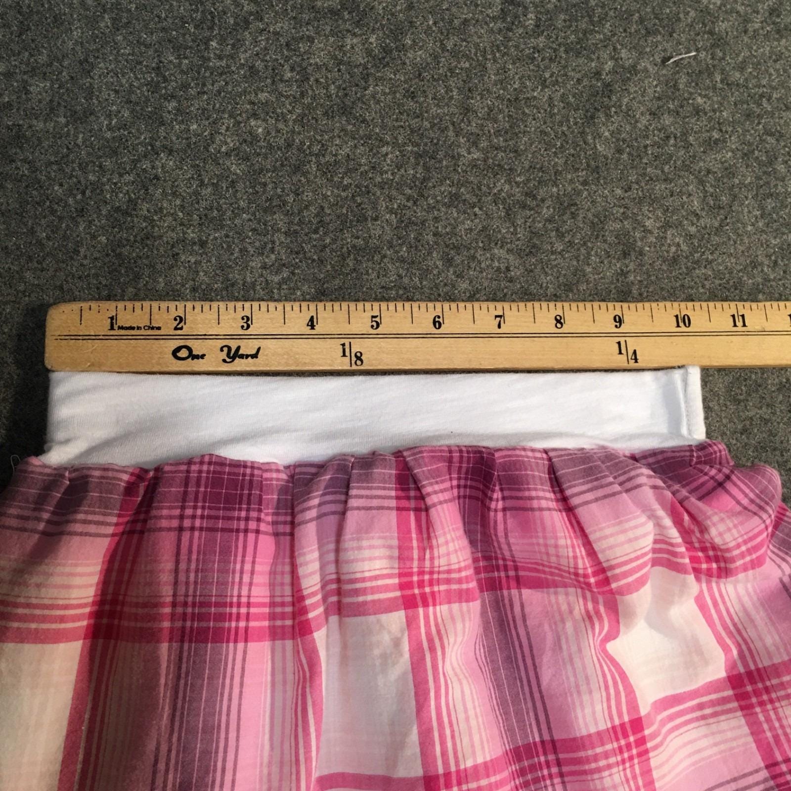 Maxi Cotton Plaid Skirt (4-5)