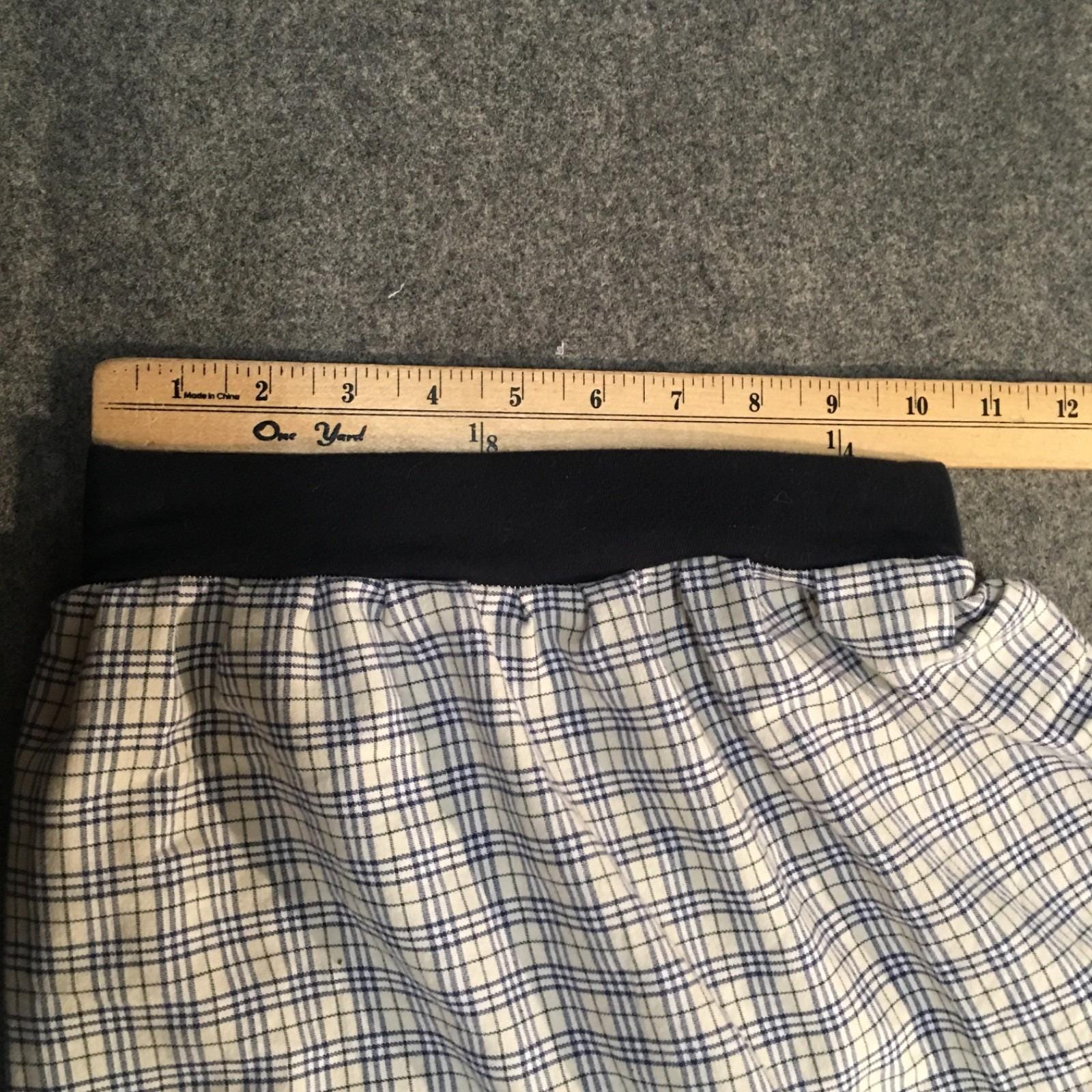 Maxi Cotton Plaid Skirt (6-7)