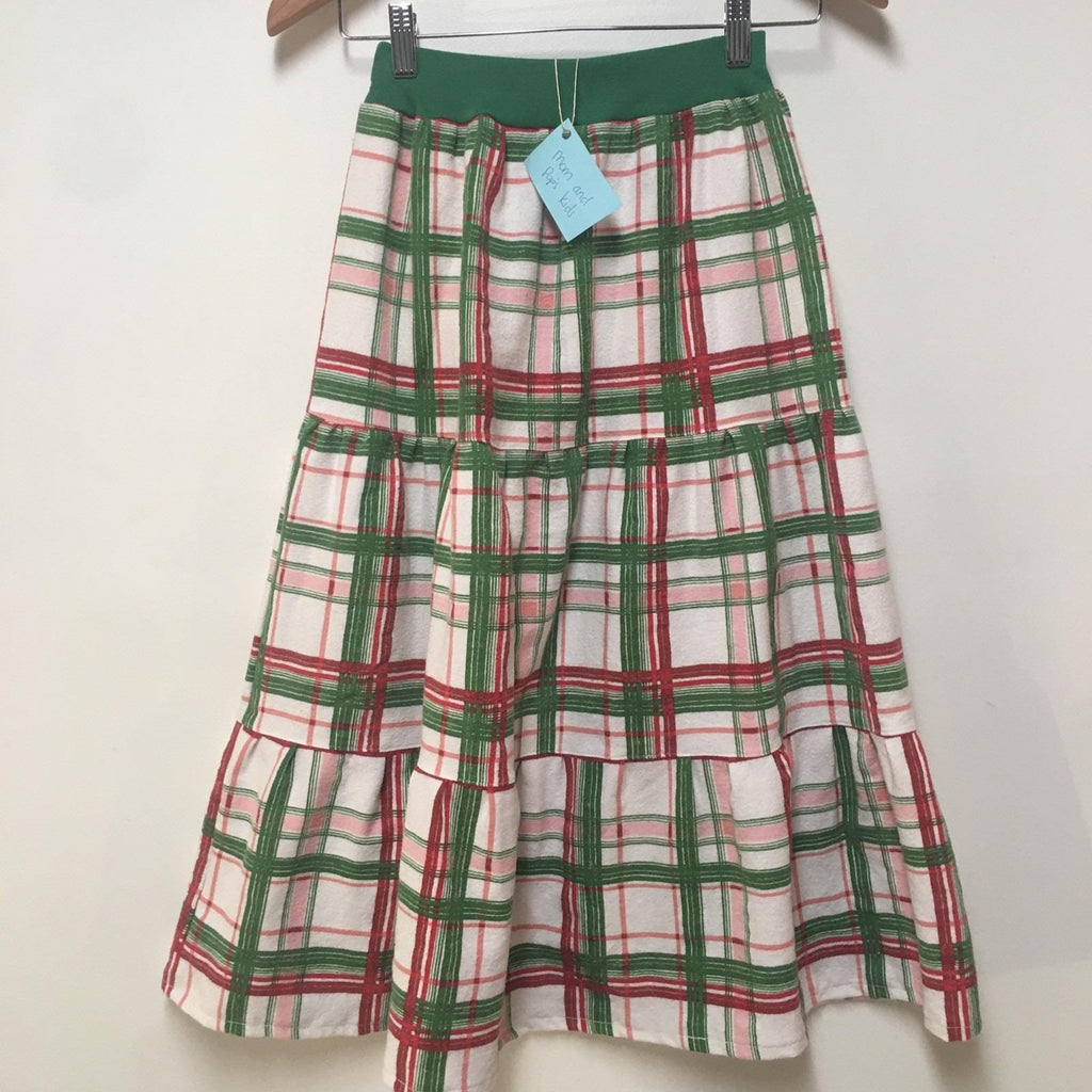 Maxi Flannel Plaid Skirt (10-12)