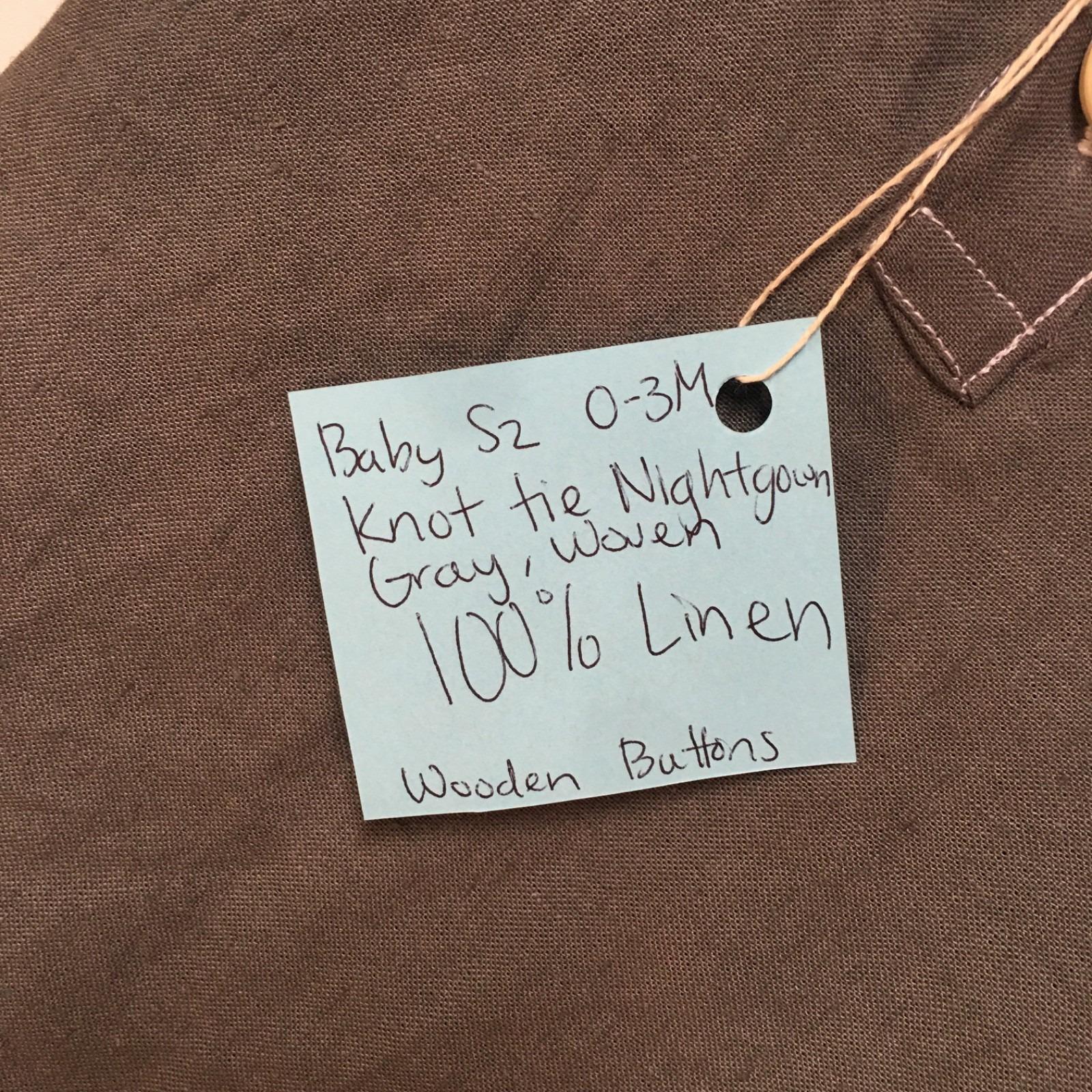 100% Linen Nightgown Baby (0-3M)