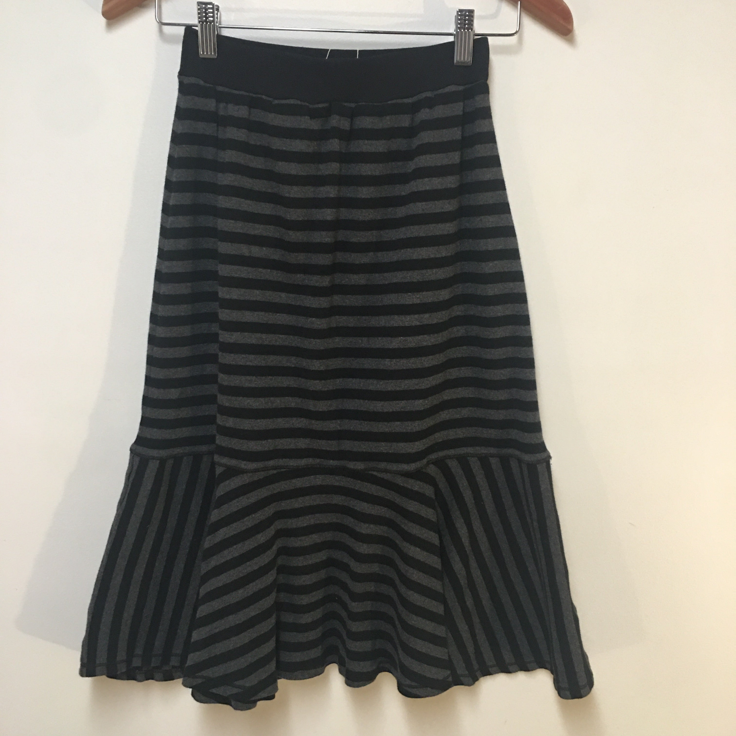 Midi Knit Striped Skirt (10-12)
