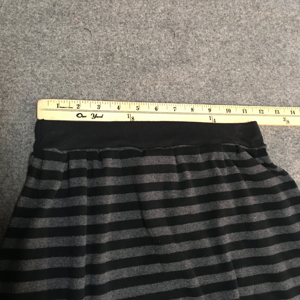Midi Knit Striped Skirt (10-12)