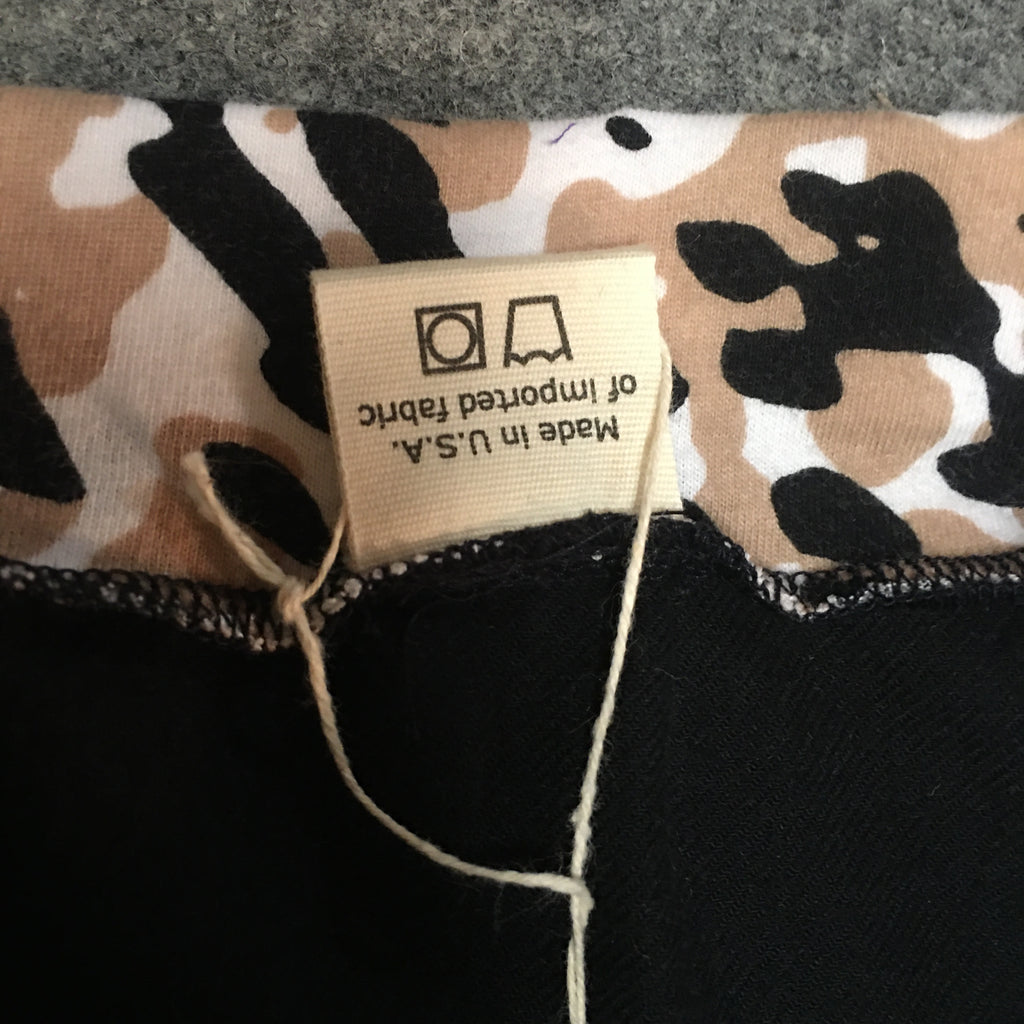 Midi Flannel Black Skirt (4)