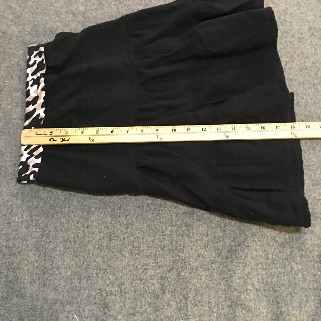 Midi Flannel Black Skirt (4)