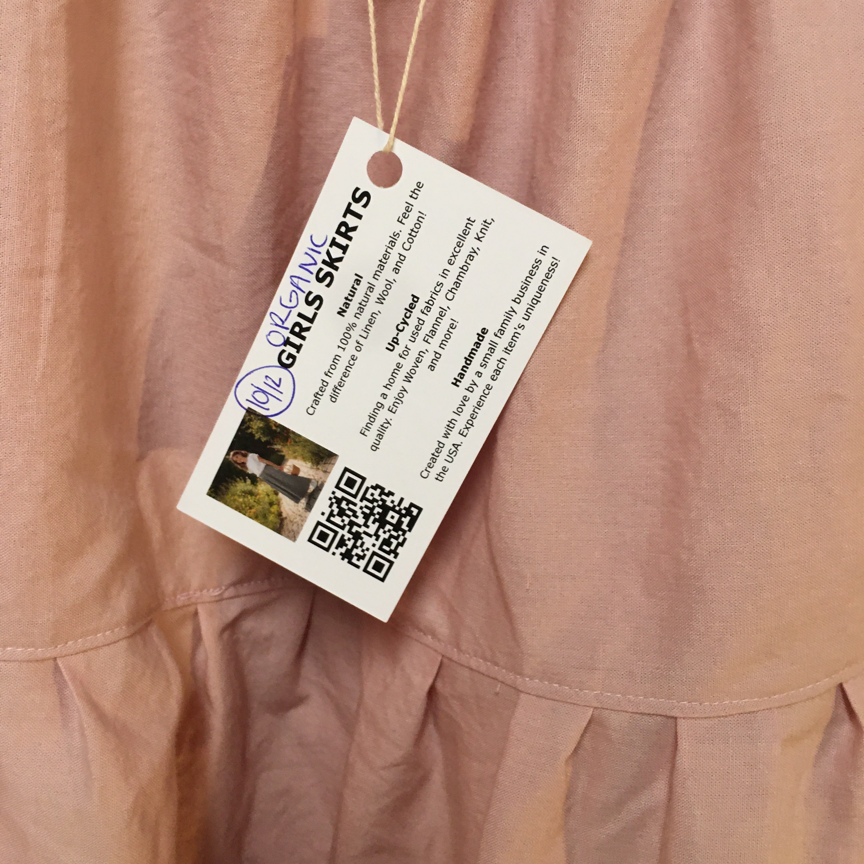 Maxi Organic Cotton Skirt (10-12)