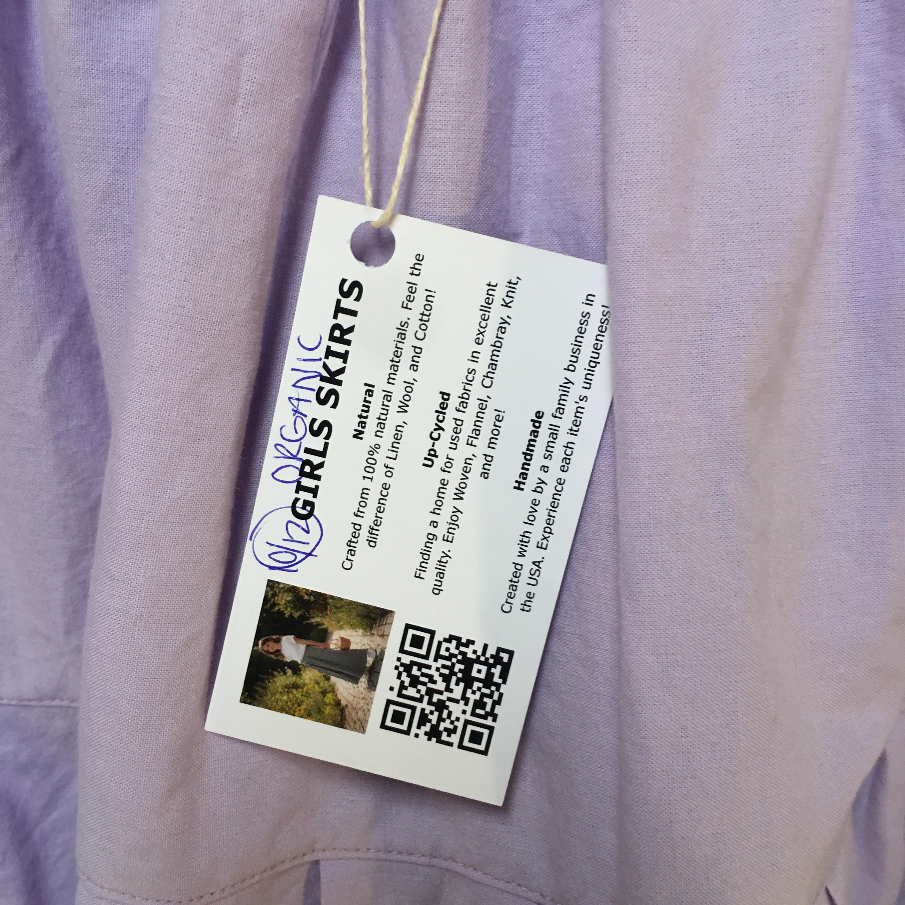 Maxi Organic Cotton Skirt (10-12)