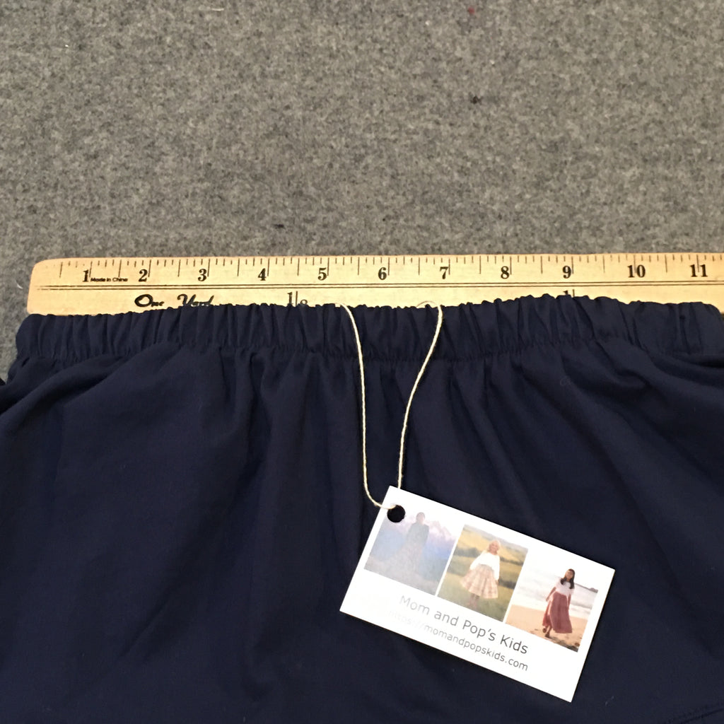 Midi Organic Cotton Blue Skirt (8)