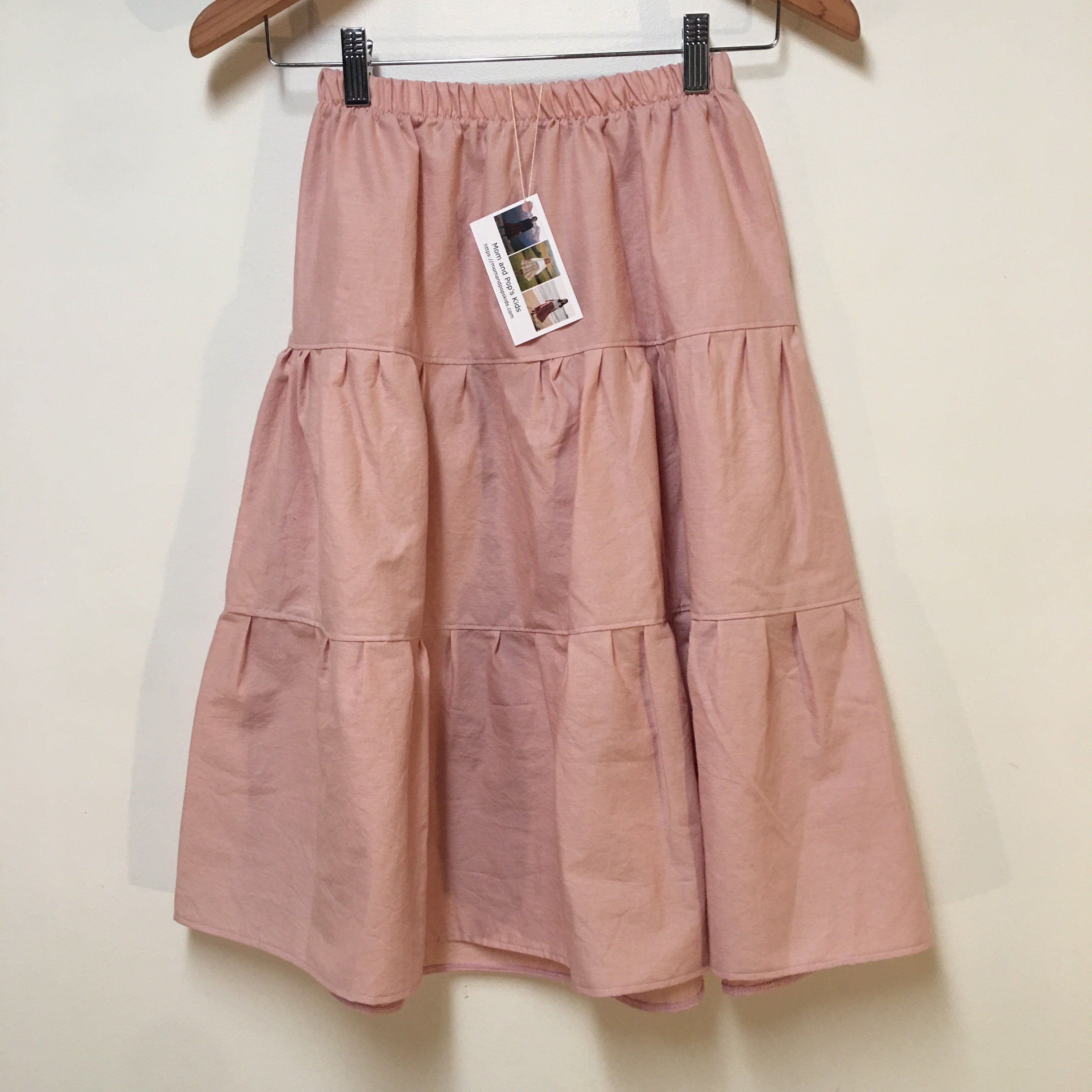 Maxi Organic Cotton Pink Skirt (8)