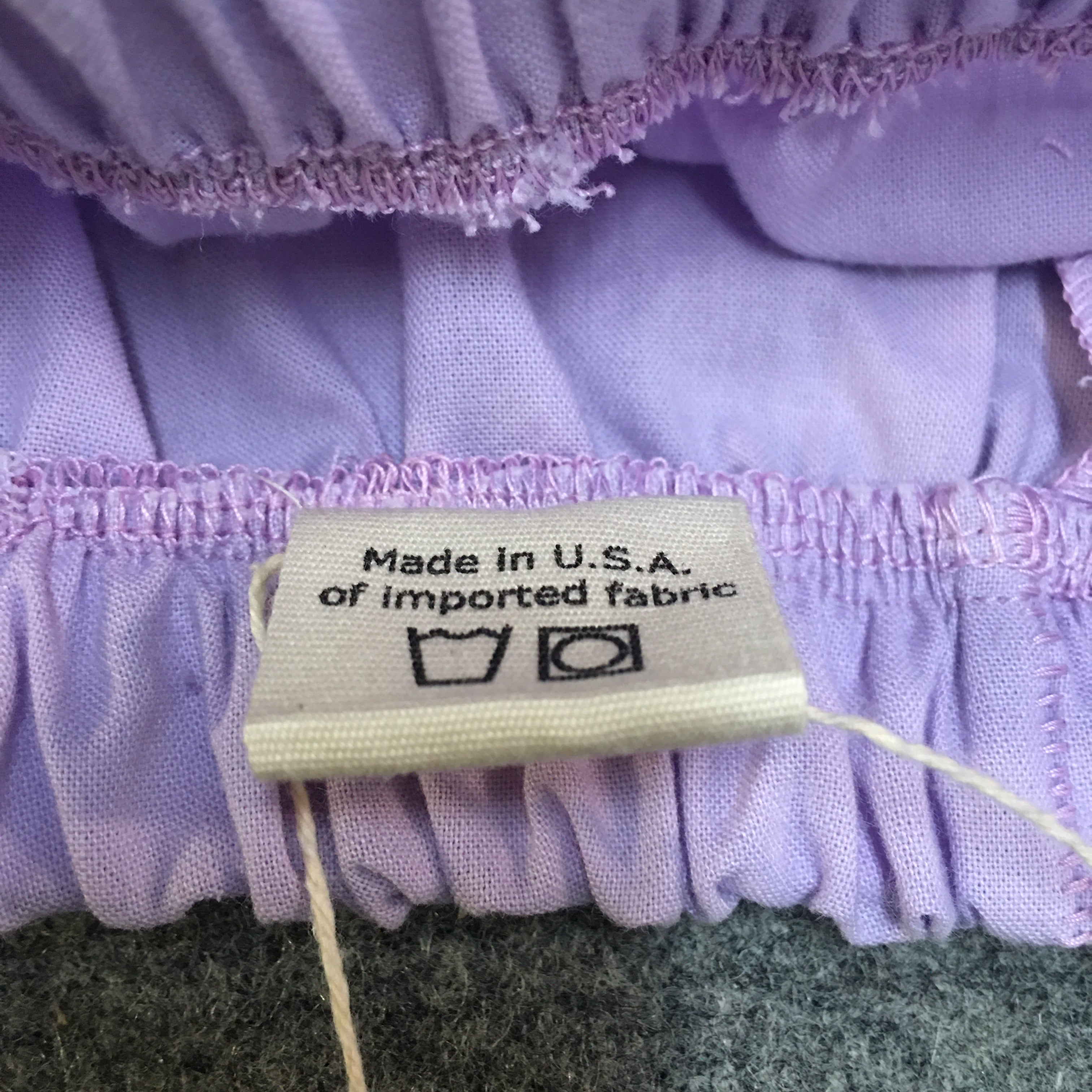 Midi Organic Cotton Purple Skirt (10-12)