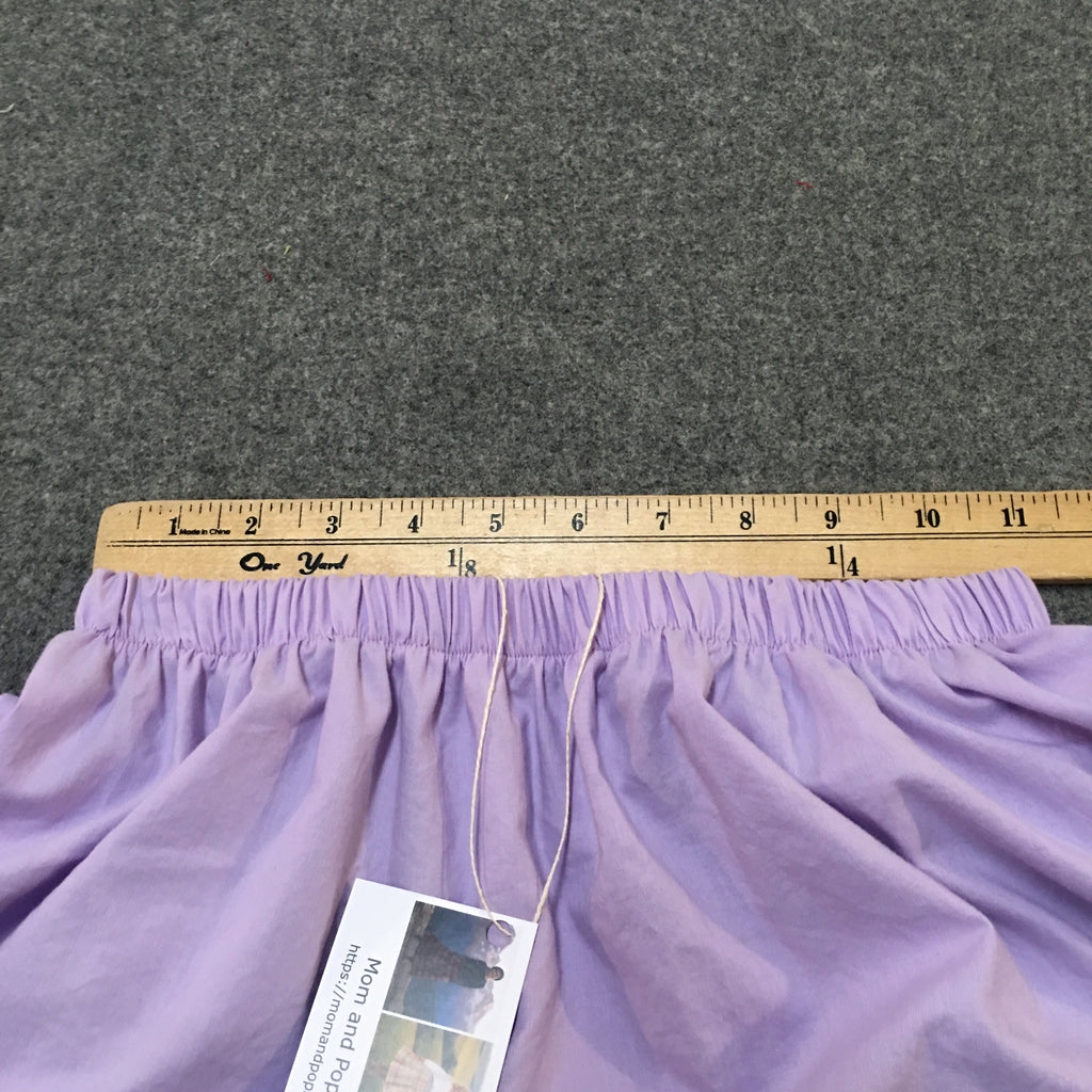 Midi Organic Cotton Purple Skirt (8)
