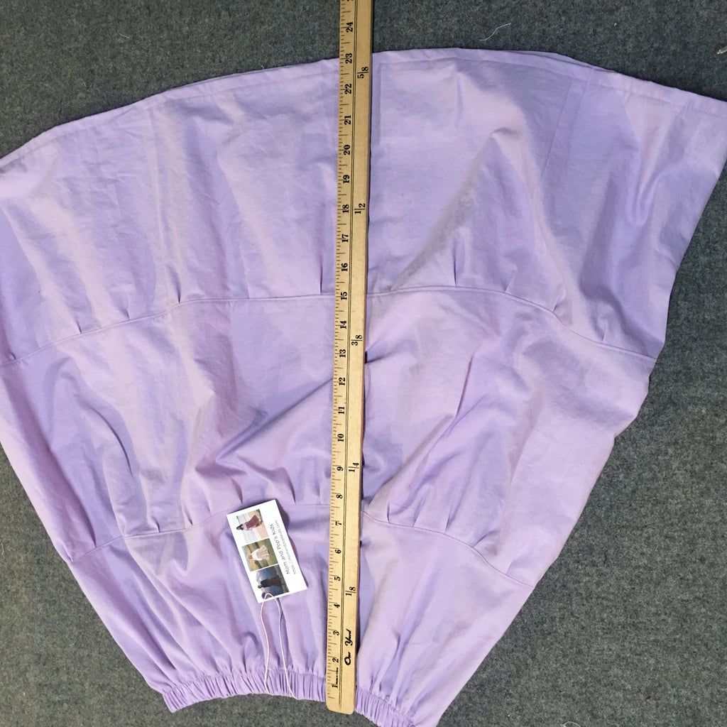Midi Organic Cotton Purple Skirt (8)