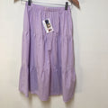 Midi Organic Cotton Purple Skirt (14-16)