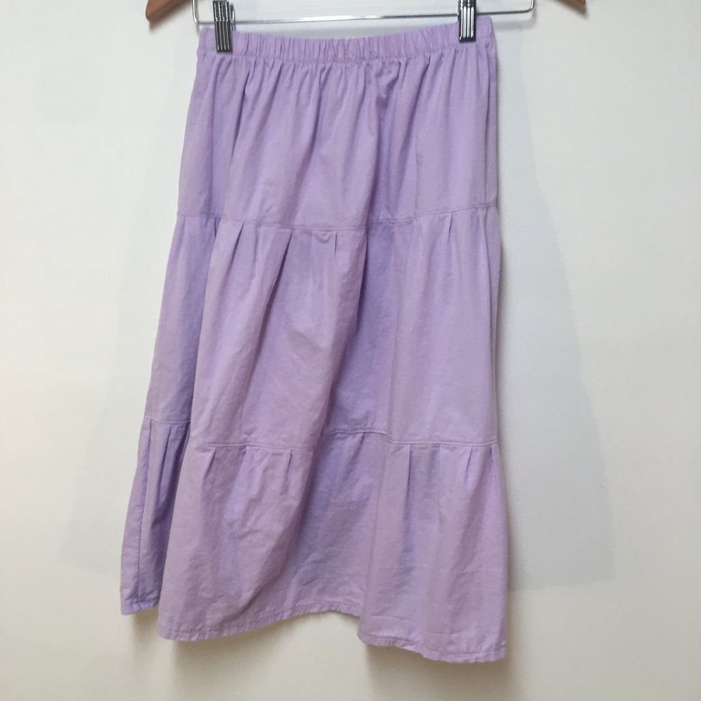 Midi Organic Cotton Purple Skirt (14-16)