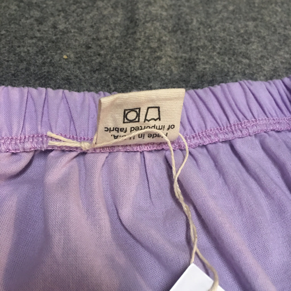 Midi Organic Cotton Purple Skirt (14-16)