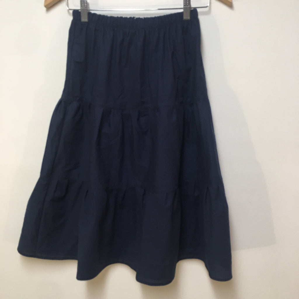 Midi Organic Cotton Blue Skirt (10-12)