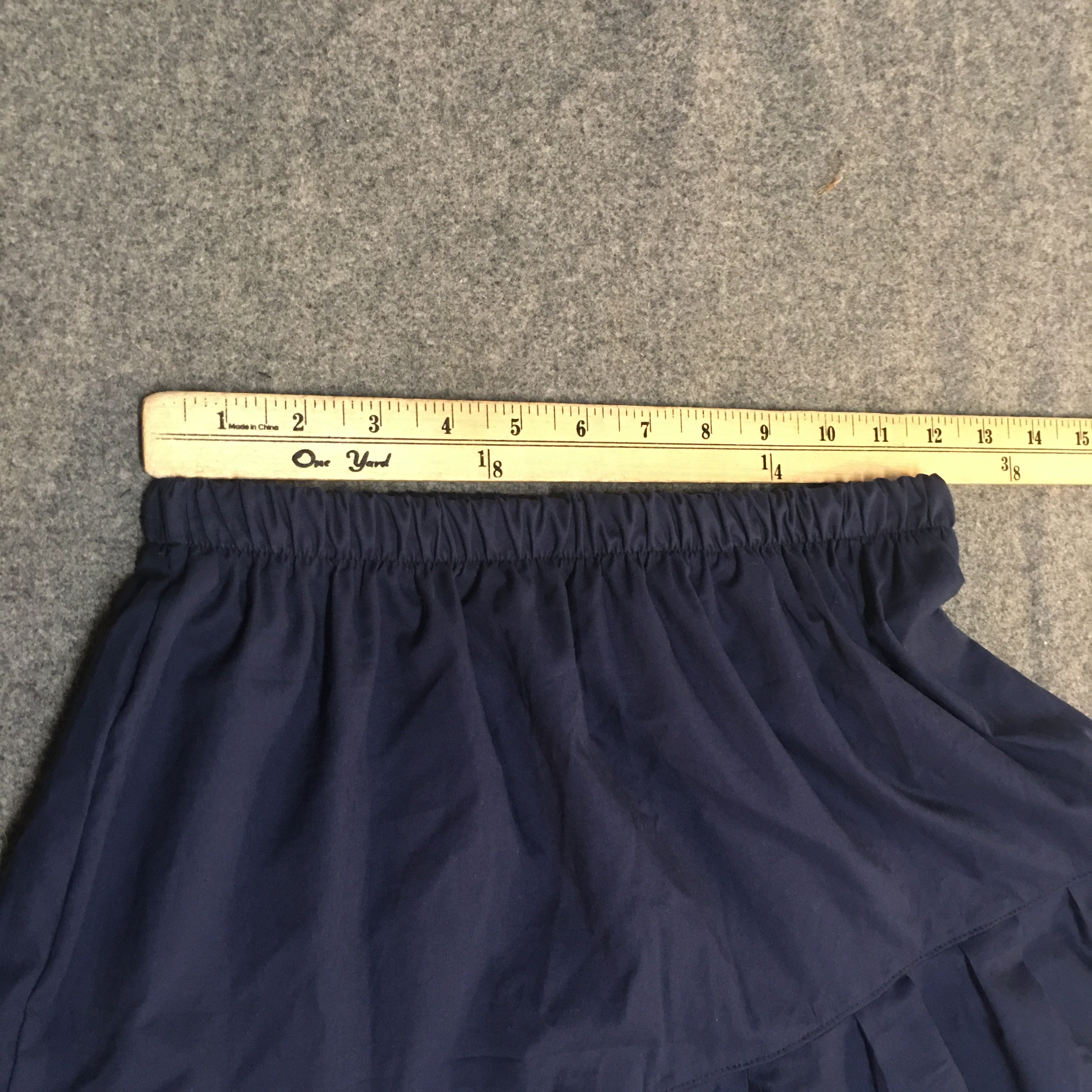 Midi Organic Cotton Blue Skirt (10-12)