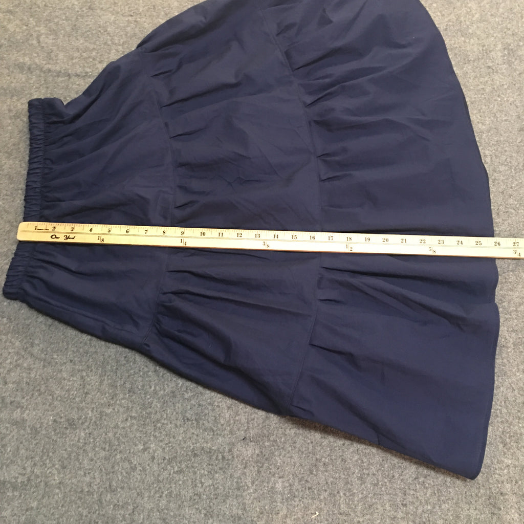 Midi Organic Cotton Blue Skirt (10-12)