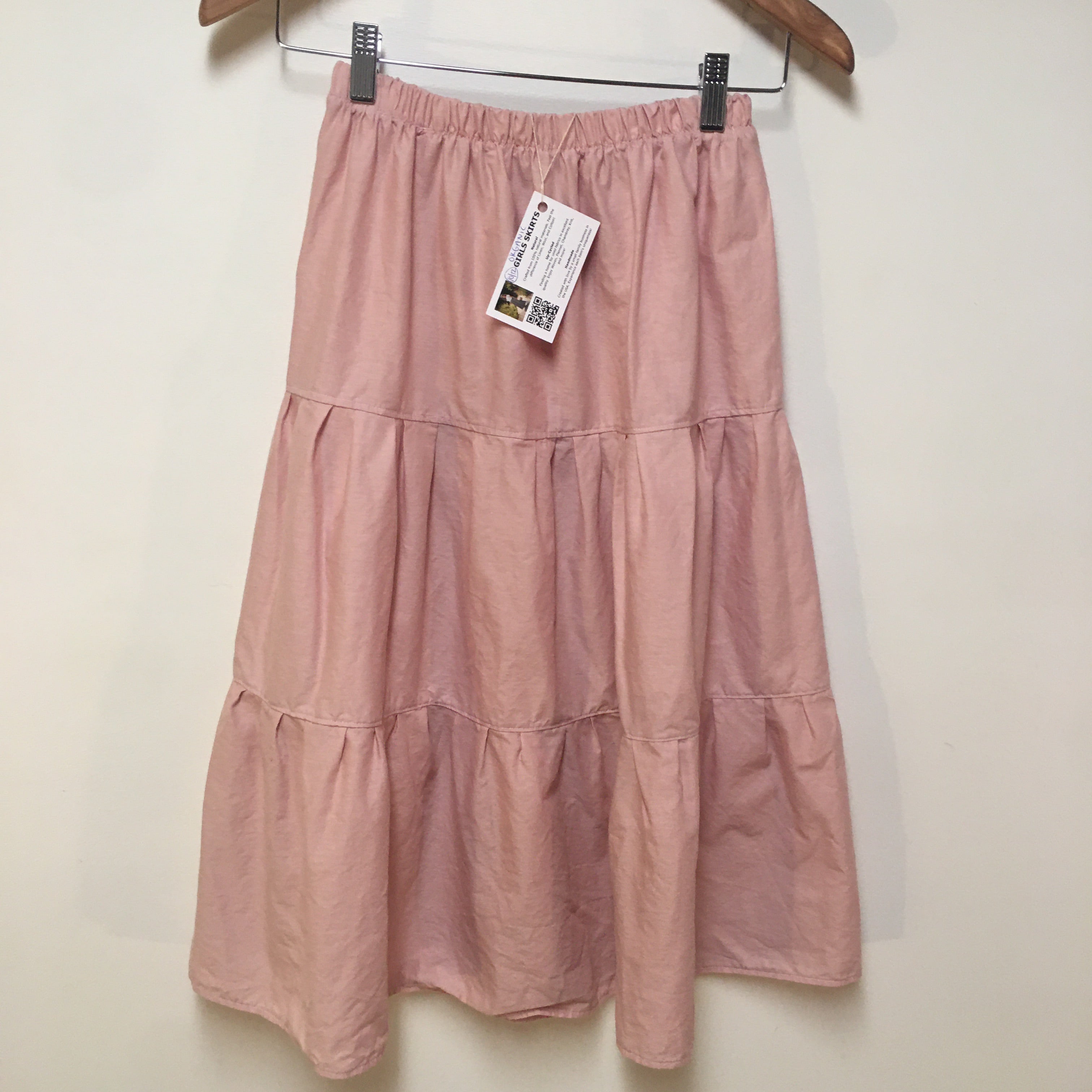 Maxi Organic Cotton Pink Skirt (10-12)