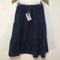 Midi Organic Cotton Blue Skirt (10-12)