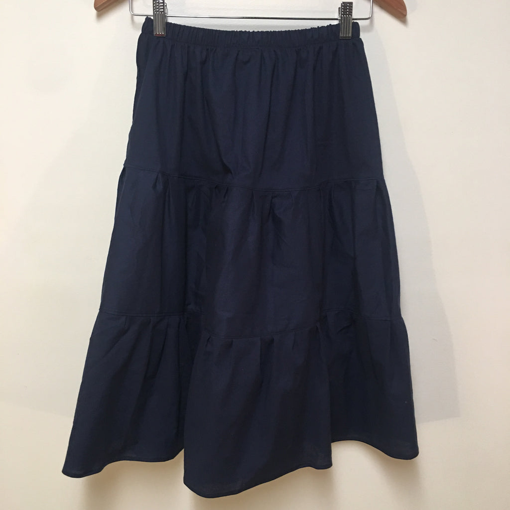 Midi Organic Cotton Blue Skirt (10-12)