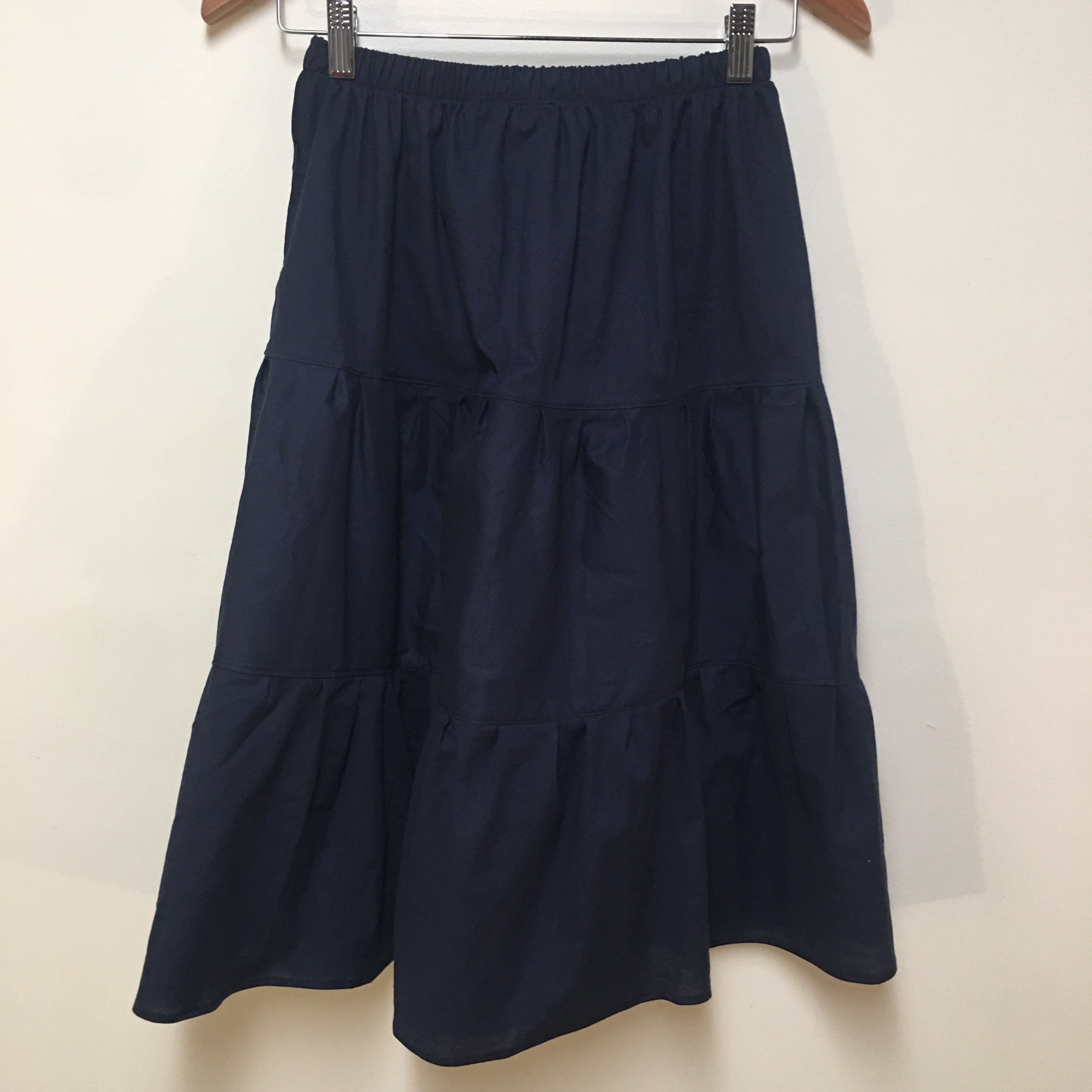 Midi Organic Cotton Blue Skirt (10-12)