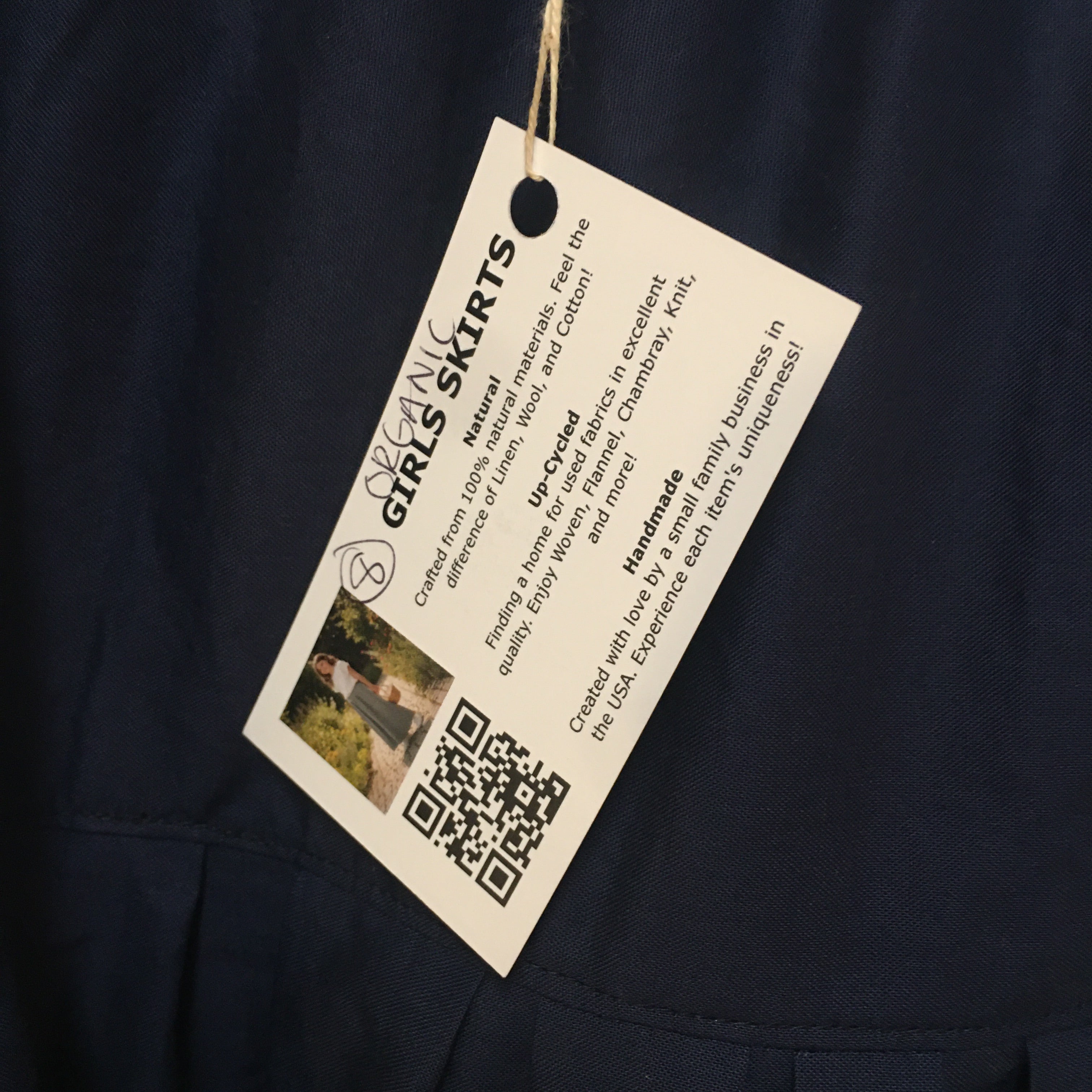 Maxi Organic Cotton Blue Skirt (8)