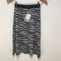Midi Linen Zebra Skirt (8)