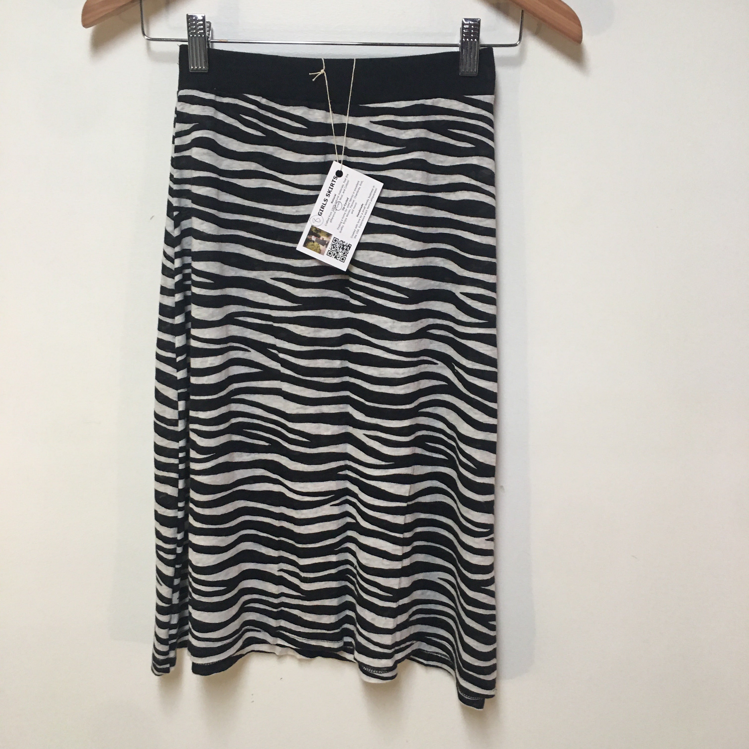 Midi Linen Zebra Skirt (8)