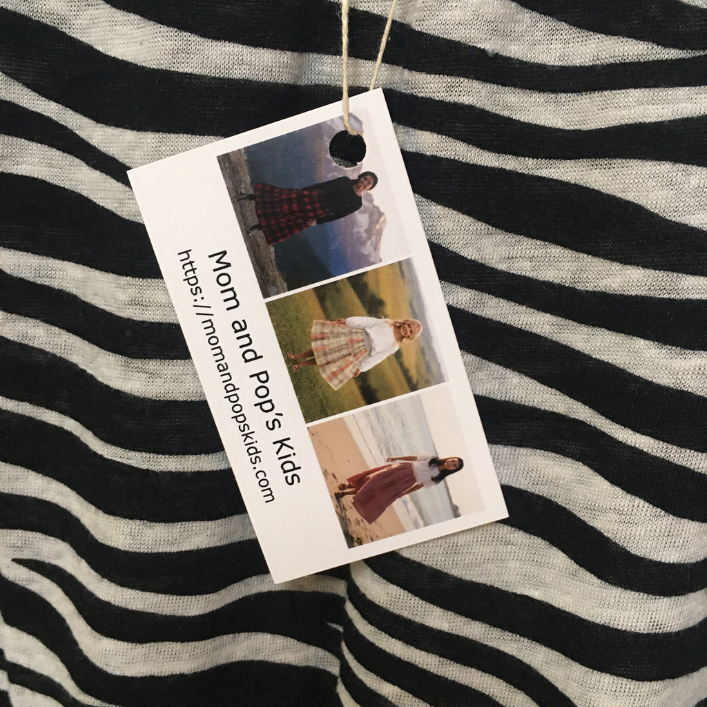 Midi Linen Zebra Skirt (8)