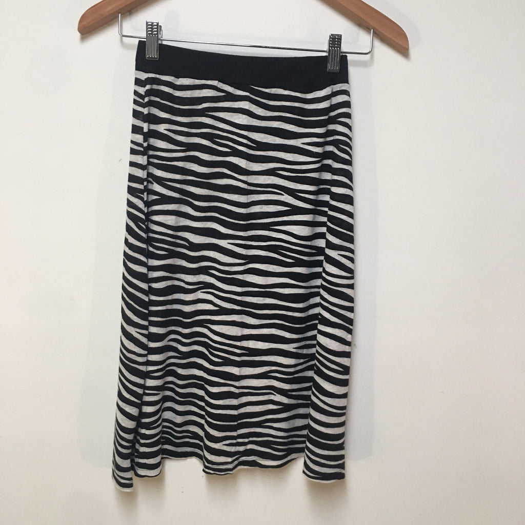 Midi Linen Zebra Skirt (8)