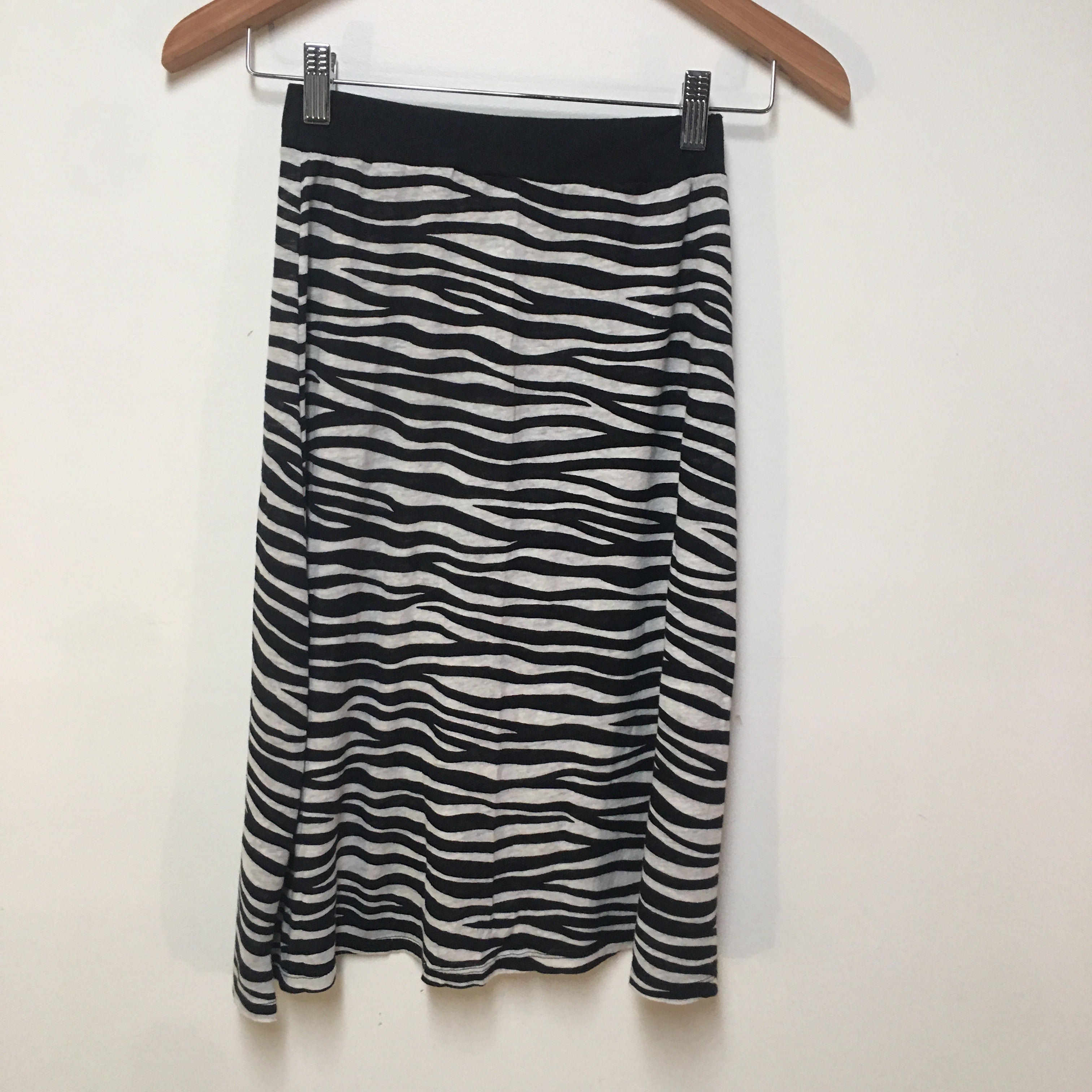Midi Linen Zebra Skirt (8)
