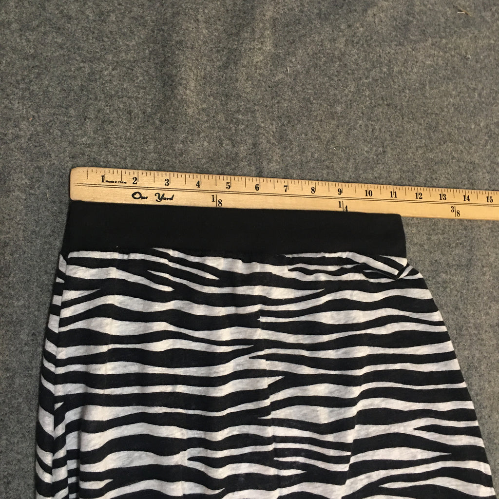 Midi Linen Zebra Skirt (8)