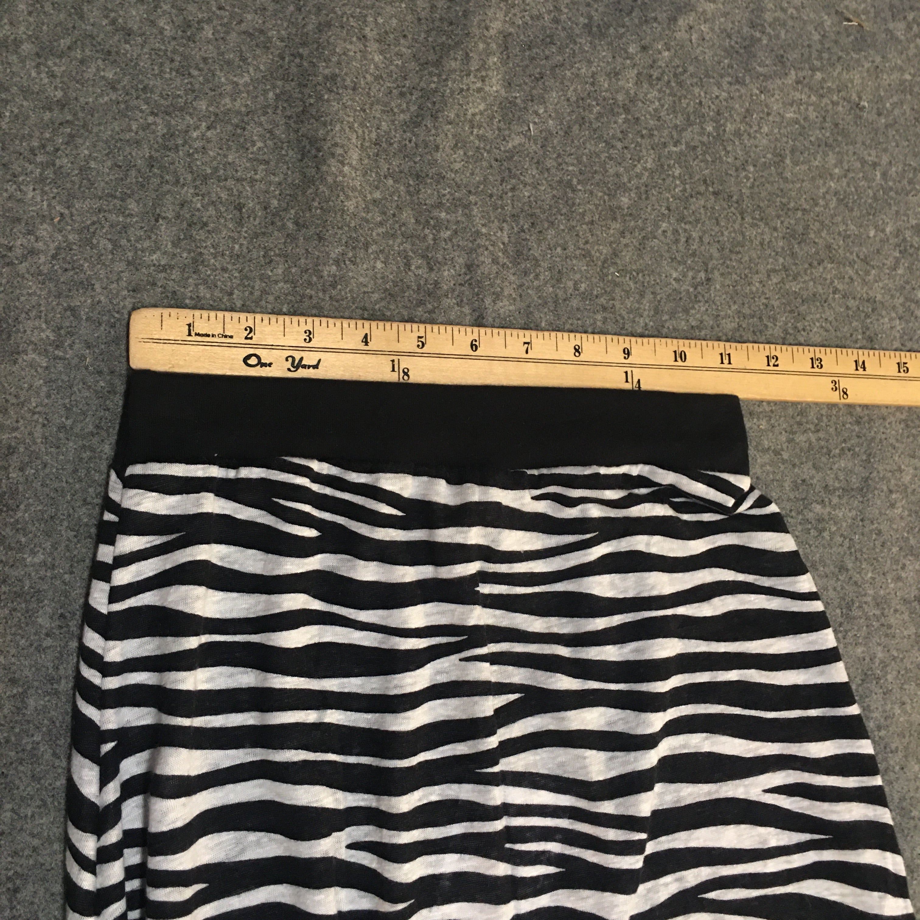 Midi Linen Zebra Skirt (8)