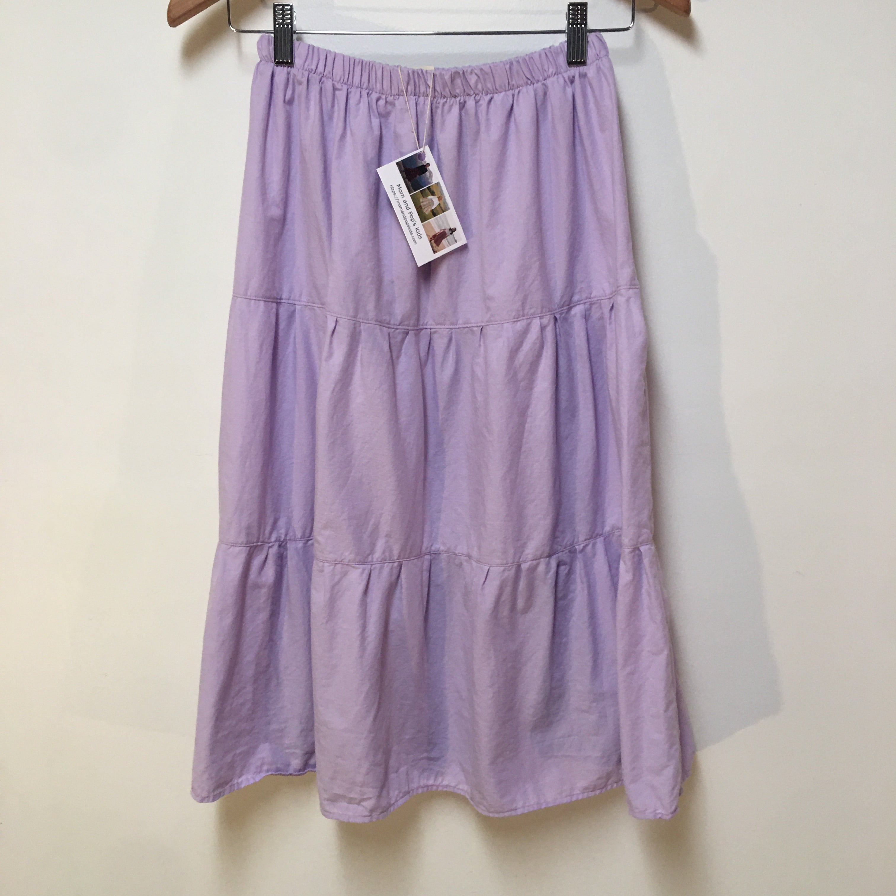 Maxi Organic Cotton Purple Skirt (10-12)