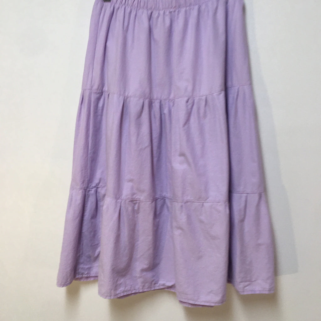 Midi Organic Cotton Purple Skirt (14-16)