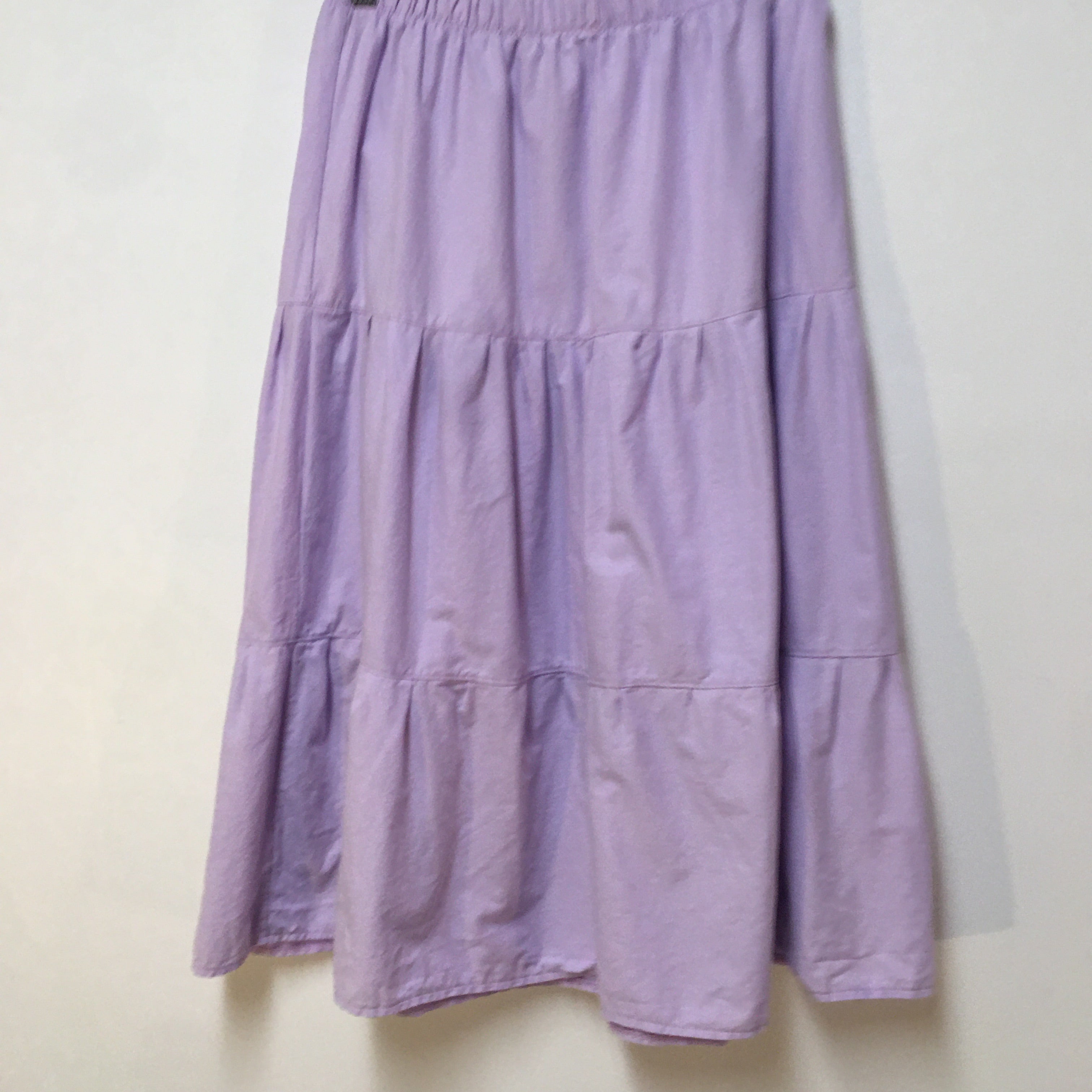 Midi Organic Cotton Purple Skirt (14-16)